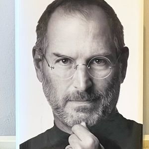 “Steve Jobs” by Walter Isaacson. Hardcover.